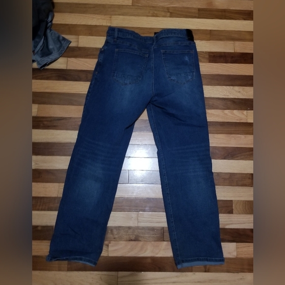 Navy Blue Ripped Jean's - Picture 3 of 3